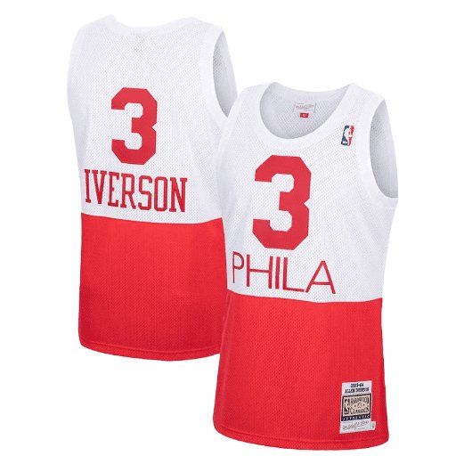 ALLEN IVERSON PHILADELPHIA 76ERS THROWBACK JERSEY - Prime Reps