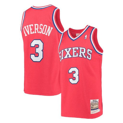 ALLEN IVERSON PHILADELPHIA 76ERS THROWBACK JERSEY - Prime Reps