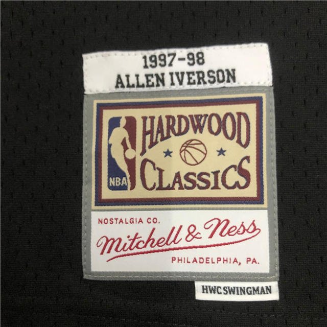 ALLEN IVERSON PHILADELPHIA 76ERS THROWBACK JERSEY (HEAT APPLIED) - Prime Reps