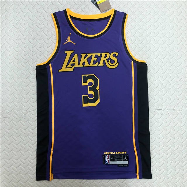 ANTHONY DAVIS LOS ANGELES LAKERS 2022-23 STATEMENT JERSEY - Prime Reps