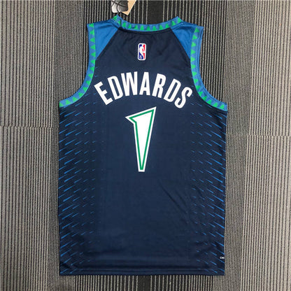 ANTHONY EDWARDS MINNESOTA TIMBERWOLVES 2021-22 CITY EDITION JERSEY - Prime Reps