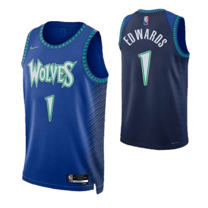 ANTHONY EDWARDS MINNESOTA TIMBERWOLVES 2021-22 CITY EDITION JERSEY - Prime Reps