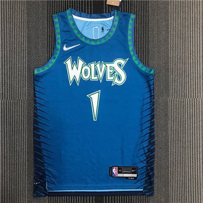 ANTHONY EDWARDS MINNESOTA TIMBERWOLVES 2021-22 CITY EDITION JERSEY - Prime Reps