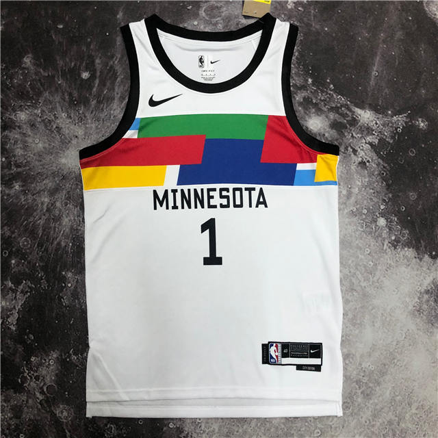 ANTHONY EDWARDS MINNESOTA TIMBERWOLVES 2022-23 CITY EDITION JERSEY - Prime Reps