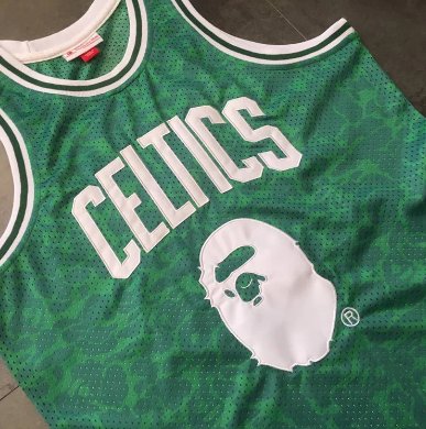 BAPE BOSTON CELTICS JERSEY - Prime Reps
