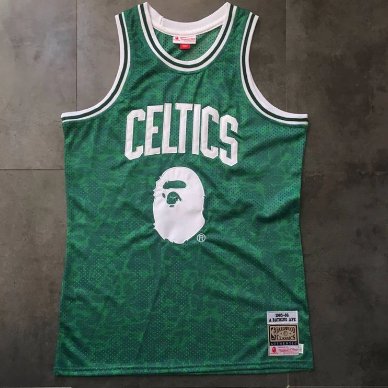 Boston Celtics Jersey  Boston celtics, Bape, Jersey