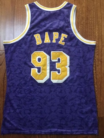 BAPE LOS ANGELES LAKERS JERSEY - Prime Reps