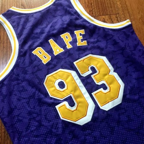 BAPE LOS ANGELES LAKERS JERSEY - Prime Reps