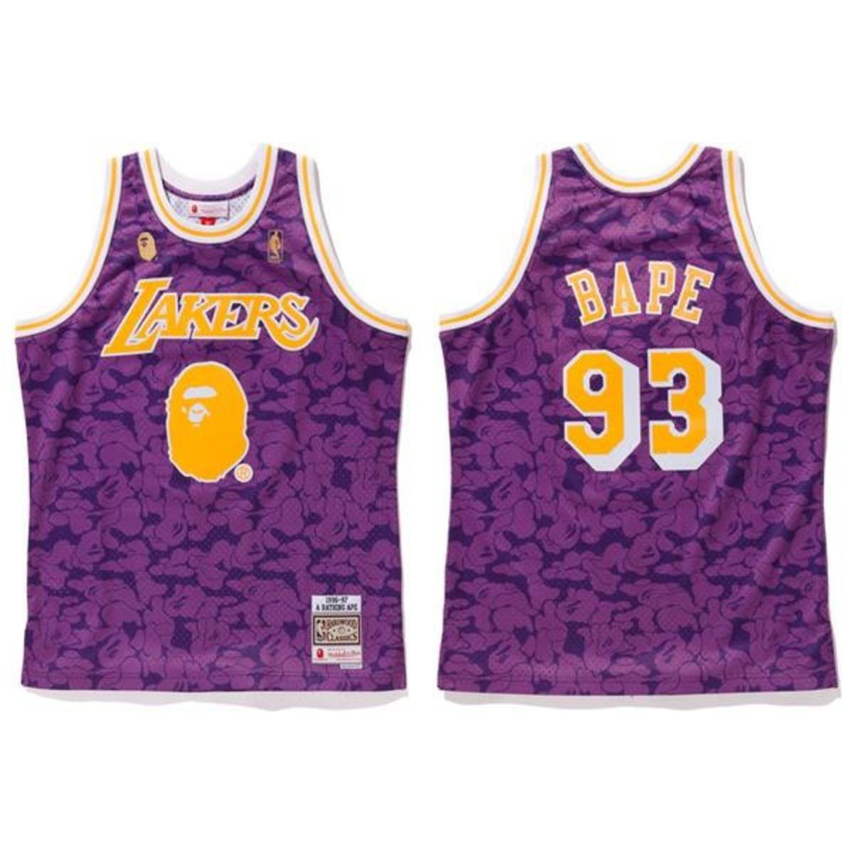BAPE LOS ANGELES LAKERS JERSEY - Prime Reps