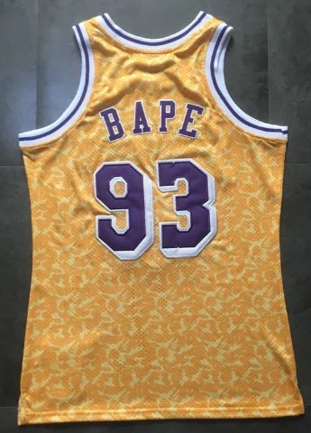 BAPE LOS ANGELES LAKERS JERSEY - Prime Reps