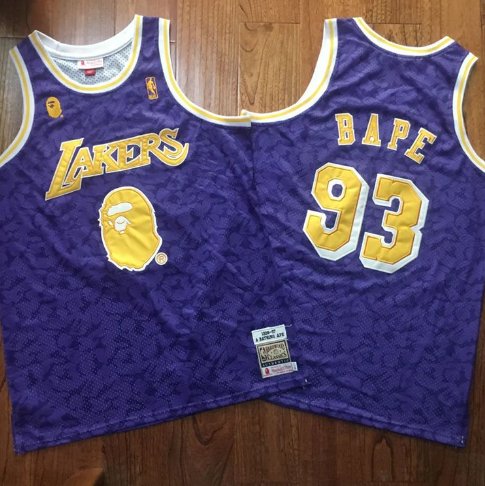 BAPE LOS ANGELES LAKERS JERSEY - Prime Reps
