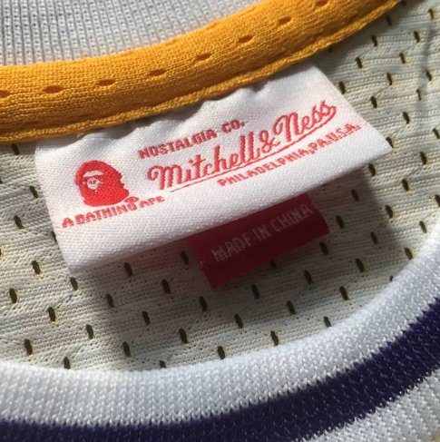 BAPE LOS ANGELES LAKERS JERSEY - Prime Reps