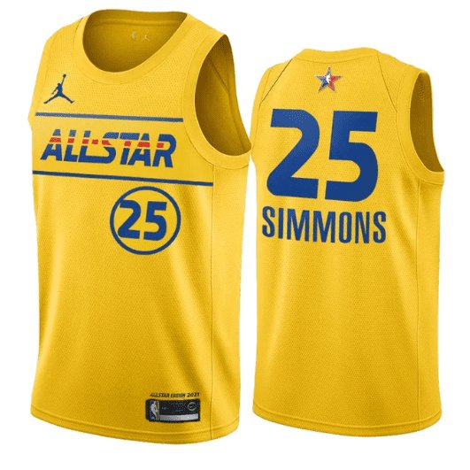 BEN SIMMONS PHILADELPHIA 76ERS 2021 ALL-STAR GAME JERSEY - Prime Reps