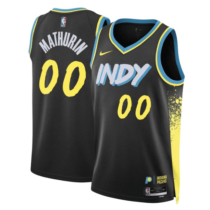 BENNEDICT MATHURIN INDIANA PACERS 2023-24 CITY EDITION JERSEY - Prime Reps