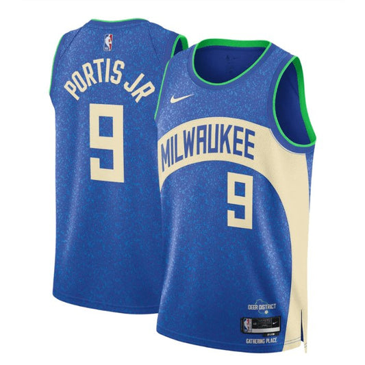 BOBBY PORTIS MILWAUKEE BUCKS 2023-24 CITY EDITION JERSEY - Prime Reps