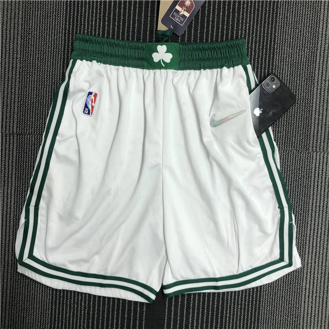 BOSTON CELTICS THROWBACK BASKETBALL SHORTS - Prime Reps