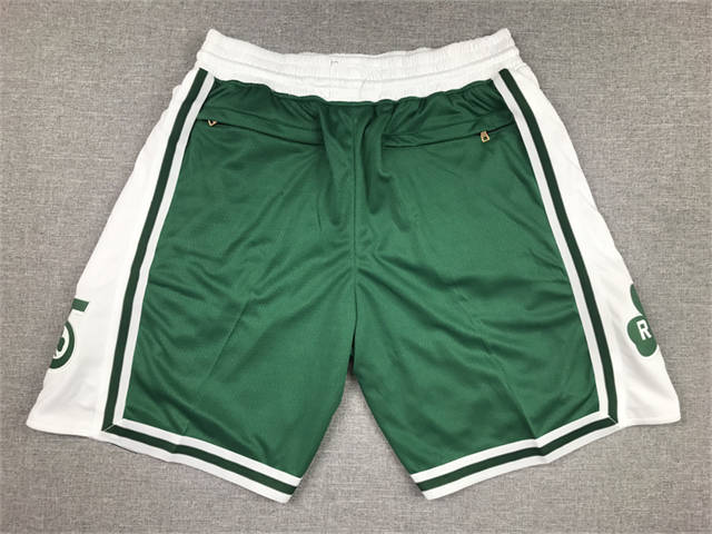 Boston celtics sale shorts with pockets