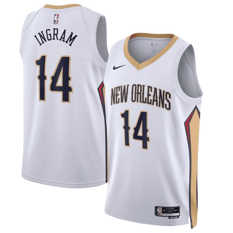 BRANDON INGRAM NEW ORLEANS PELICANS ASSOCIATION JERSEY - Prime Reps