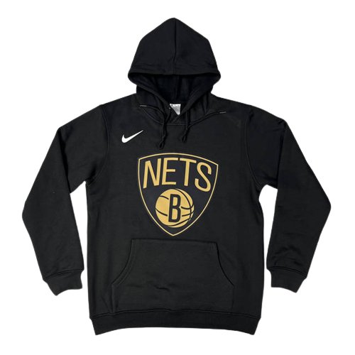 BROOKLYN NETS COTTON PULLOVER HOODIE - Prime Reps