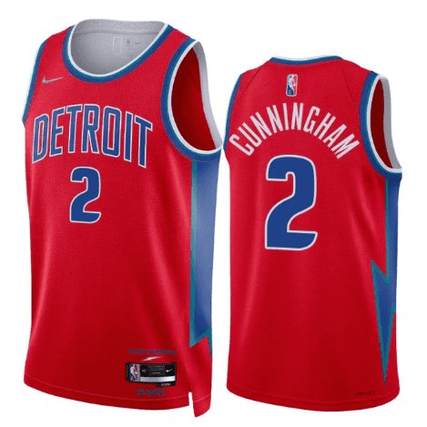 CADE CUNNINGHAM DETROIT PISTONS 2021-22 CITY EDITION JERSEY - Prime Reps