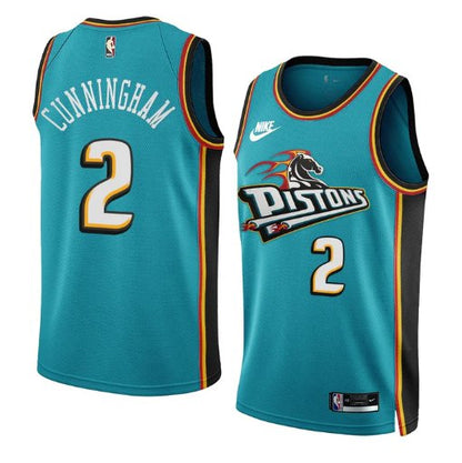 CADE CUNNINGHAM DETROIT PISTONS 2022-23 CLASSIC JERSEY - Prime Reps