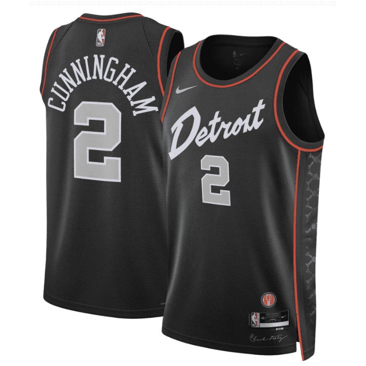 CADE CUNNINGHAM DETROIT PISTONS 2023-24 CITY EDITION JERSEY - Prime Reps