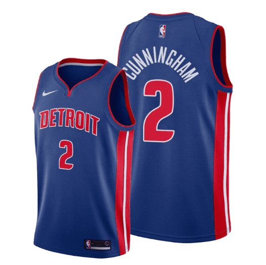 CADE CUNNINGHAM DETROIT PISTONS ICON JERSEY - Prime Reps