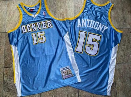 CARMELO ANTHONY DENVER NUGGETS THROWBACK JERSEY - Prime Reps