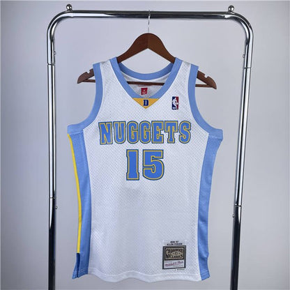 CARMELO ANTHONY DENVER NUGGETS THROWBACK JERSEY (HEAT APPLIED) - Prime Reps