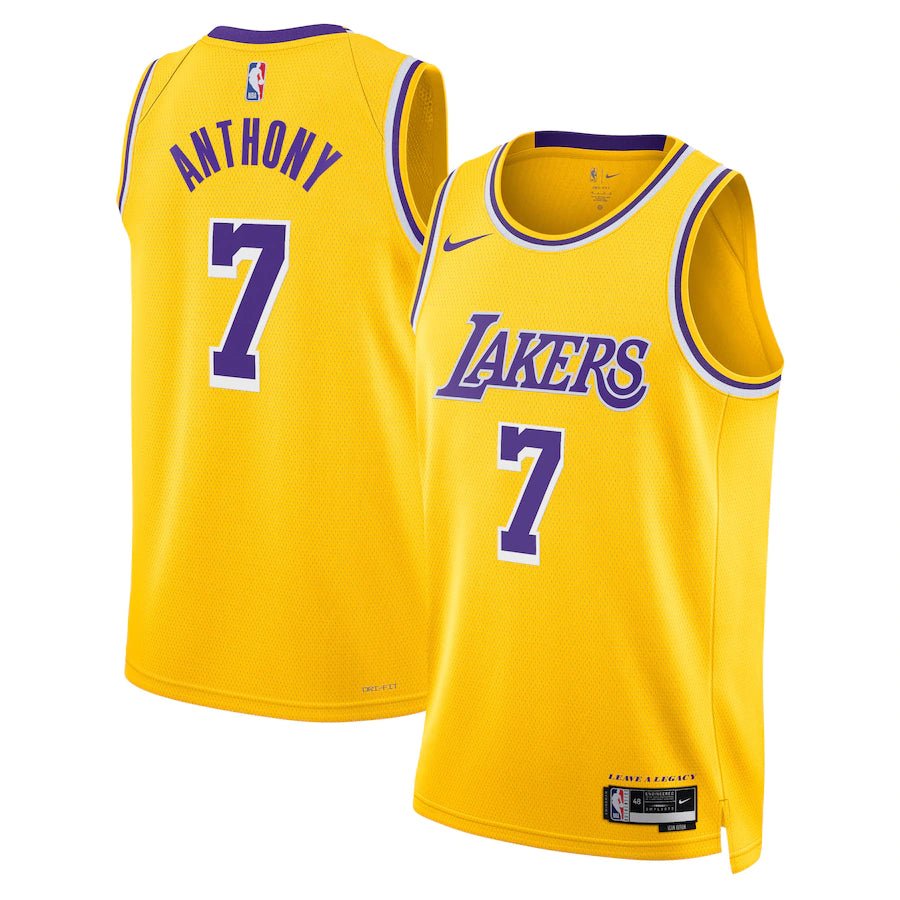CARMELO ANTHONY LOS ANGELES LAKERS ICON JERSEY - Prime Reps