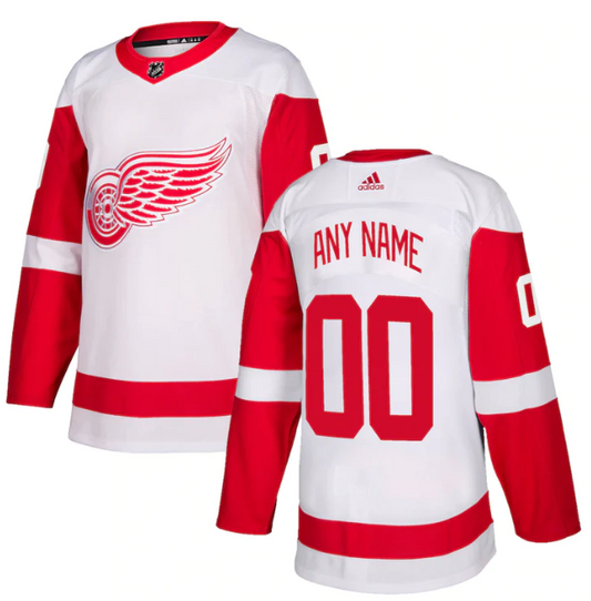 CUSTOM DETROIT RED WINGS NHL JERSEY