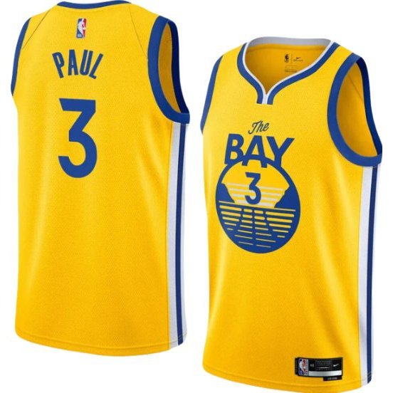 CHRIS PAUL GOLDEN STATE WARRIORS STATEMENT JERSEY - Prime Reps