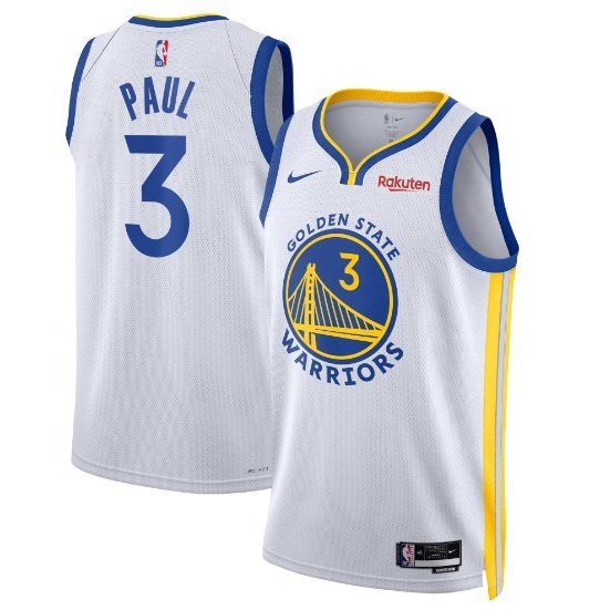 CHRIS PAUL GOLDEN STATE WARRIOS ASSOCIATION JERSEY - Prime Reps