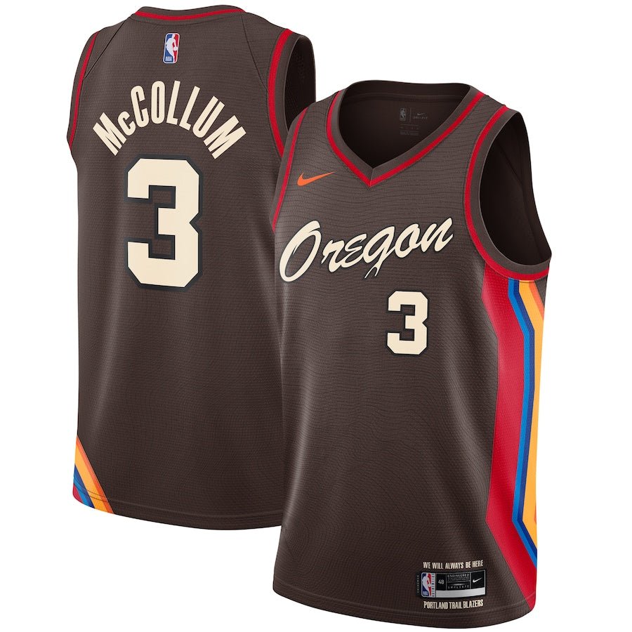 C.J MCCOLLUM PORTLAND TRAIL BLAZERS CITY EDITION JERSEY - Prime Reps