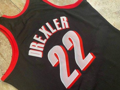 CLYDE DREXLER PORTLAND TRAIL BLAZERS THROWBACK JERSEY - Prime Reps