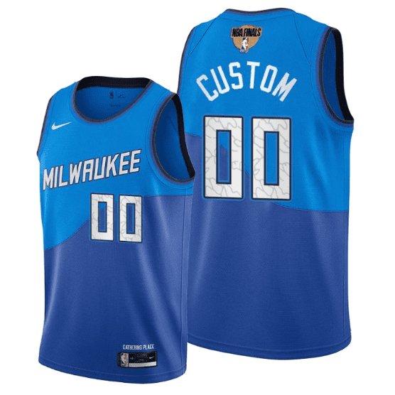 CUSTOM 2021 FINALS MILWAUKEE BUCKS CITY EDITION JERSEY - Prime Reps