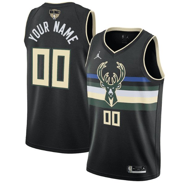 CUSTOM 2021 FINALS MILWAUKEE BUCKS JERSEY - Prime Reps