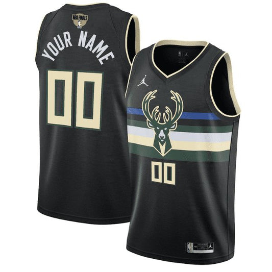 CUSTOM 2021 FINALS MILWAUKEE BUCKS JERSEY - Prime Reps