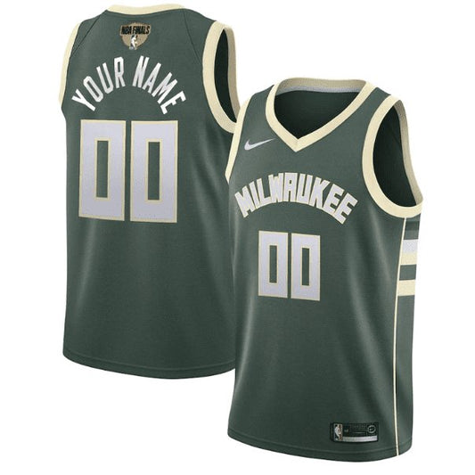CUSTOM 2021 FINALS MILWAUKEE BUCKS JERSEY - Prime Reps