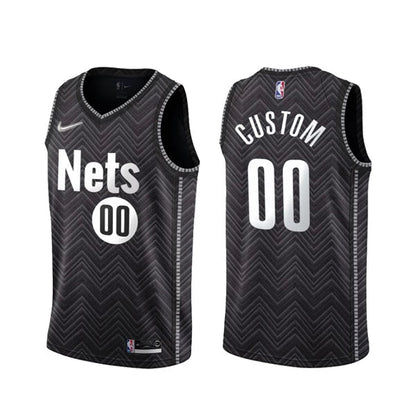 CUSTOM BROOKLYN NETS 2020-21 EARNED EDITION JERSEY - Prime Reps