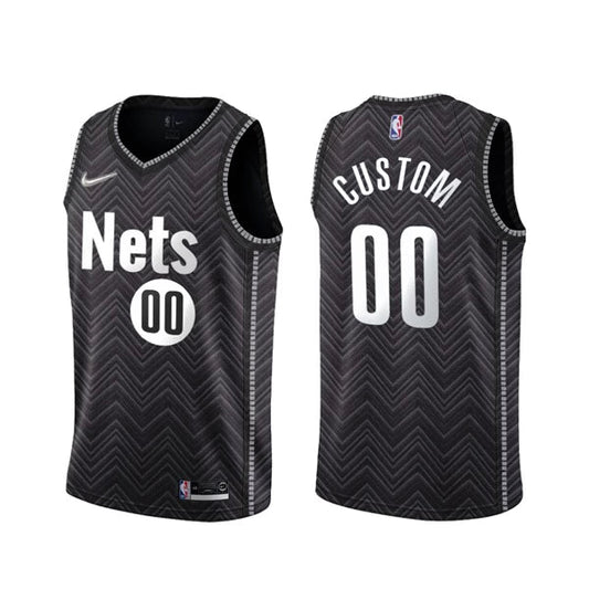 CUSTOM BROOKLYN NETS 2020-21 EARNED EDITION JERSEY - Prime Reps