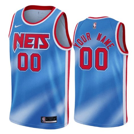 CUSTOM BROOKLYN NETS THROWBACK JERSEY - Prime Reps