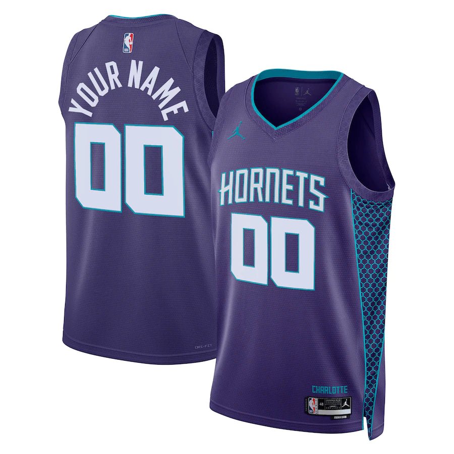 CUSTOM CHARLOTTE HORNETS 2022-23 STATEMENT JERSEY - Prime Reps