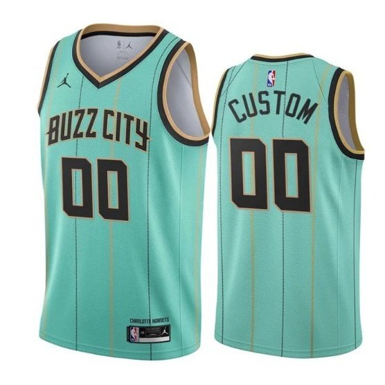 CUSTOM CHARLOTTE HORNETS "BUZZ CITY" CITY EDITION JERSEY - Prime Reps