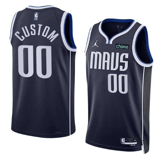CUSTOM DALLAS MAVERICKS 2022-23 STATEMENT JERSEY - Prime Reps