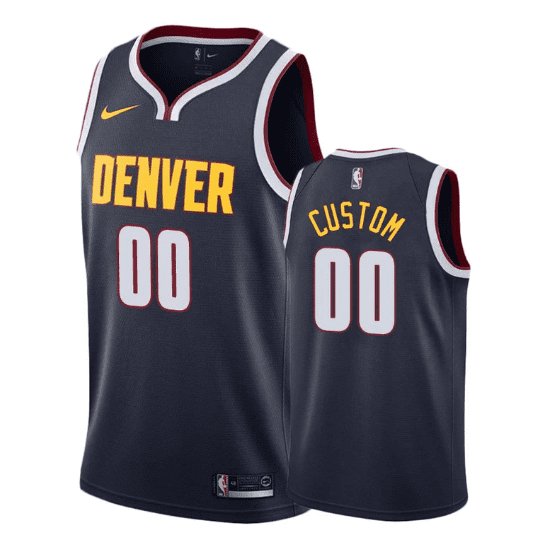 CUSTOM DENVER NUGGETS AWAY JERSEY - Prime Reps