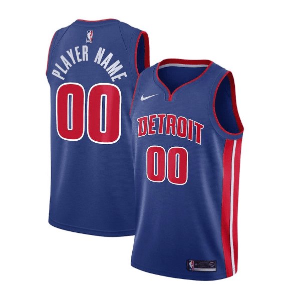 CUSTOM DETROIT PISTONS AWAY JERSEY - Prime Reps