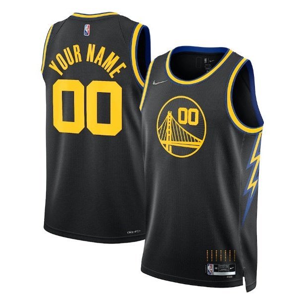 CUSTOM GOLDEN STATE WARRIORS 2021-22 CITY EDITION JERSEY - Prime Reps