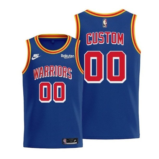 CUSTOM GOLDEN STATE WARRIORS 75TH ANNIVERSARY JERSEY - Prime Reps