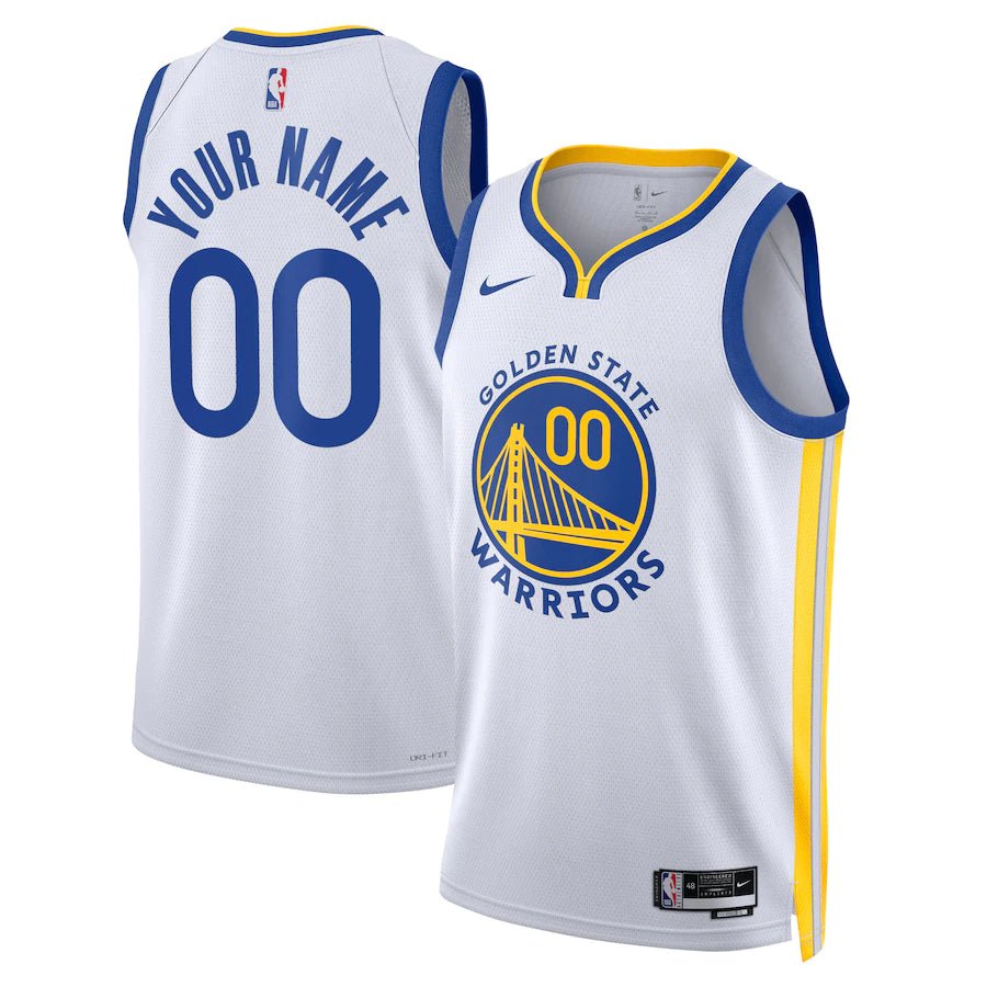 CUSTOM GOLDEN STATE WARRIORS KIDS ASSOCIATION JERSEY - Prime Reps